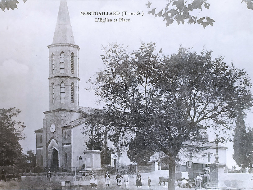 L'église de Montgaillard - autrefois