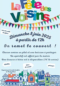 Affiche fête des voisins