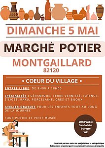 Affiche du marché potier