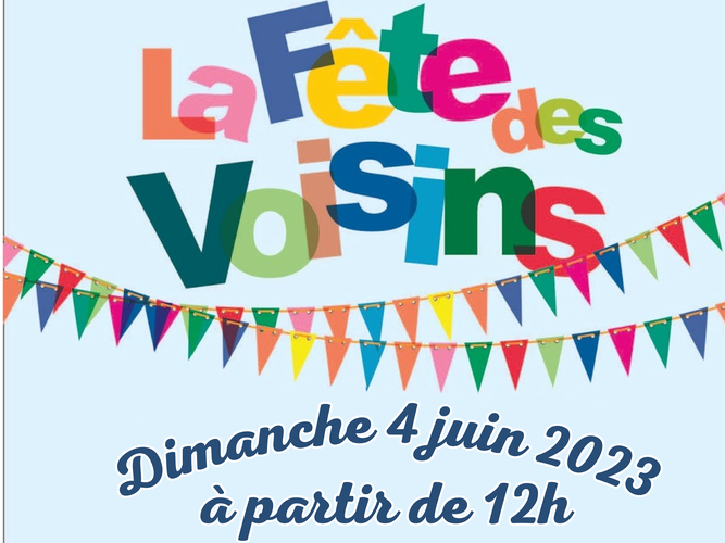 fête des voisins 2023