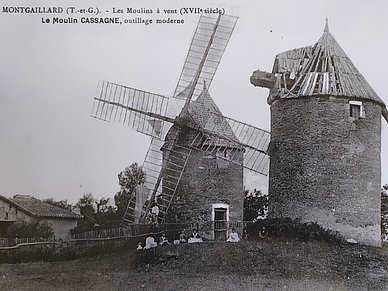 Moulins à vent au début du XXe siècle